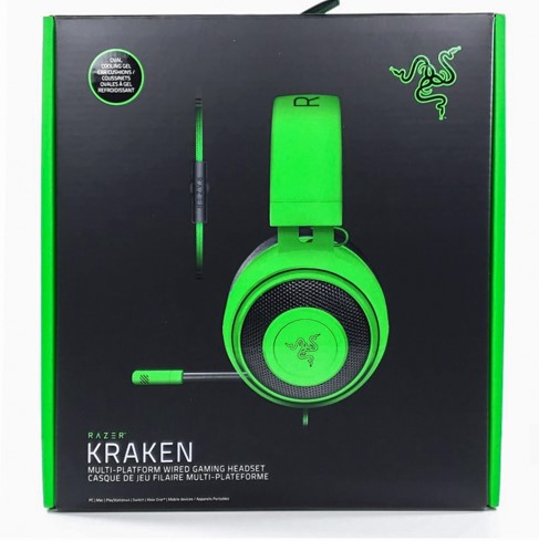 Razer Kraken Multi-Platform Wired Gaming Headset [GREEN] – New
